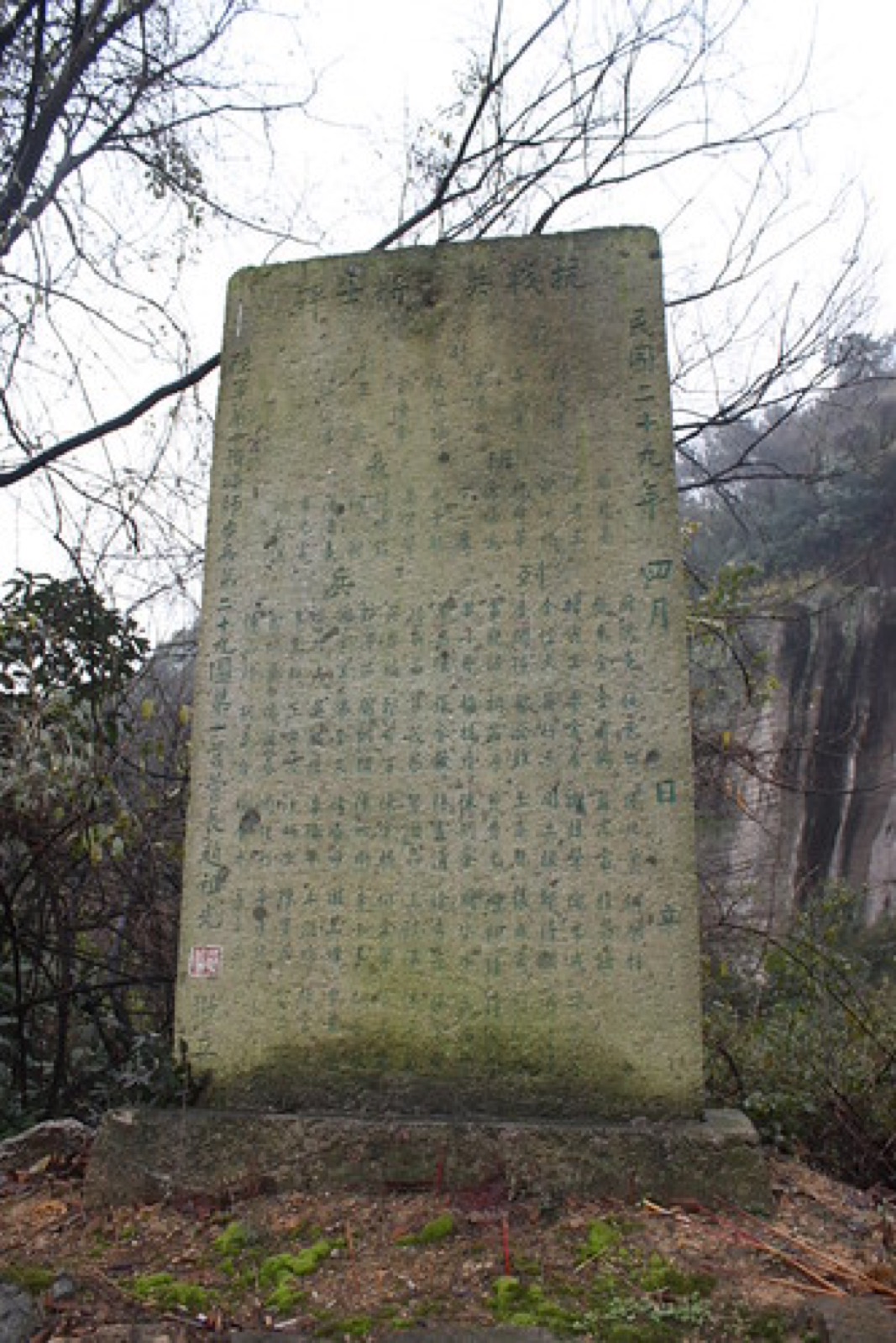 國軍將士紀念碑,柯巖