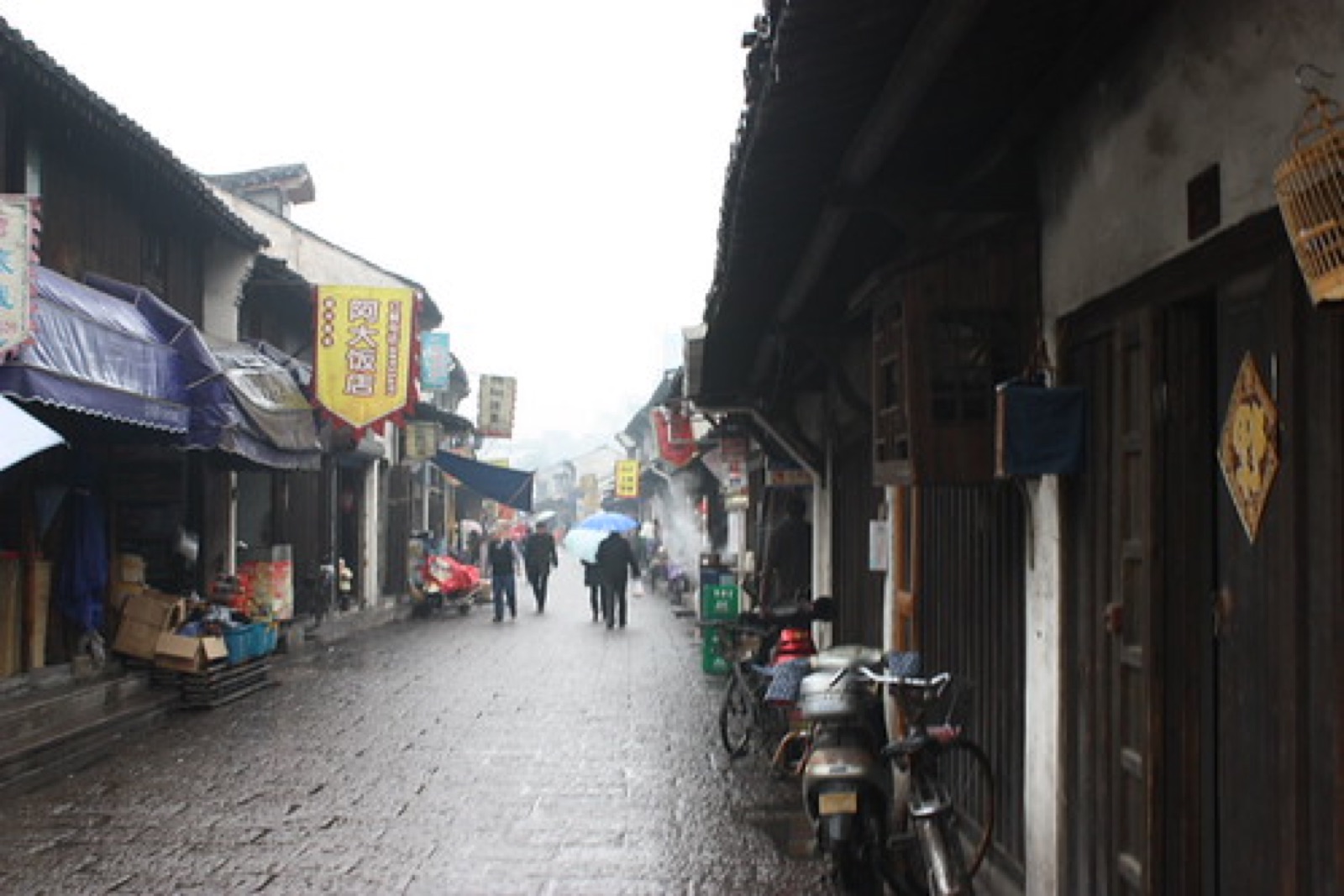 集市,紹興某小路
