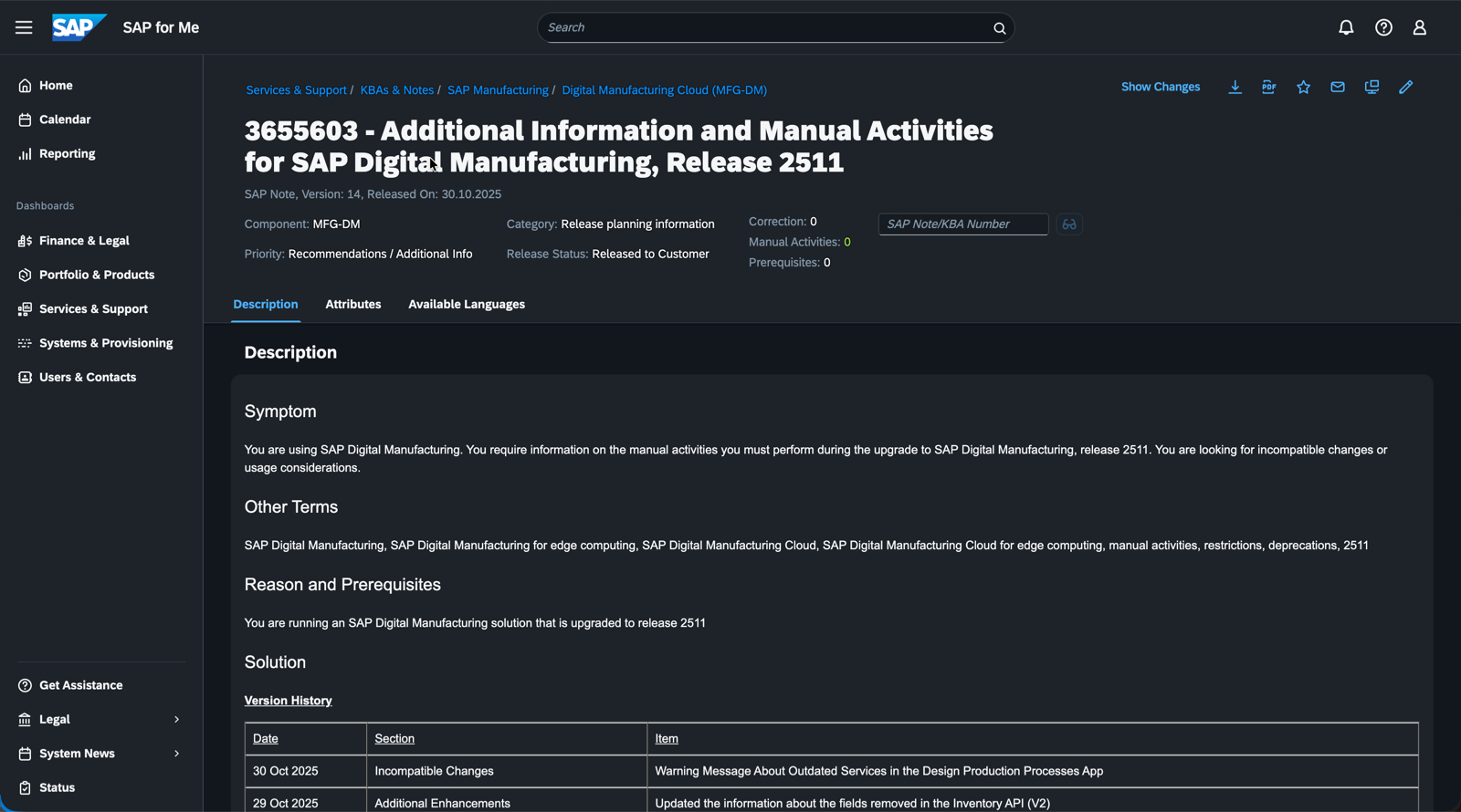 Release note sample